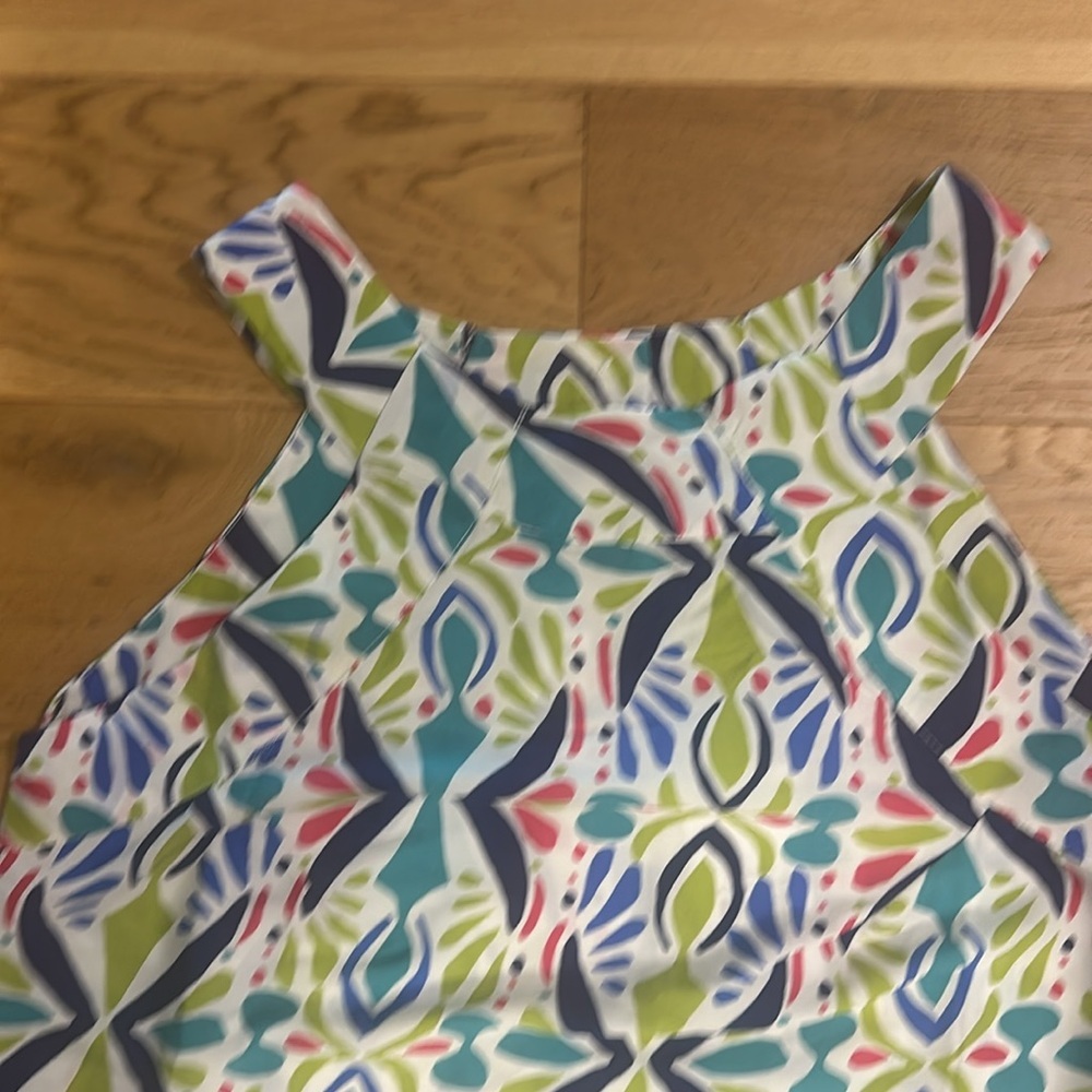 NWT Buckhead Betties Halter Dress | Colorful Preppy Shift Palm Beach Style - Picture 2 of 7